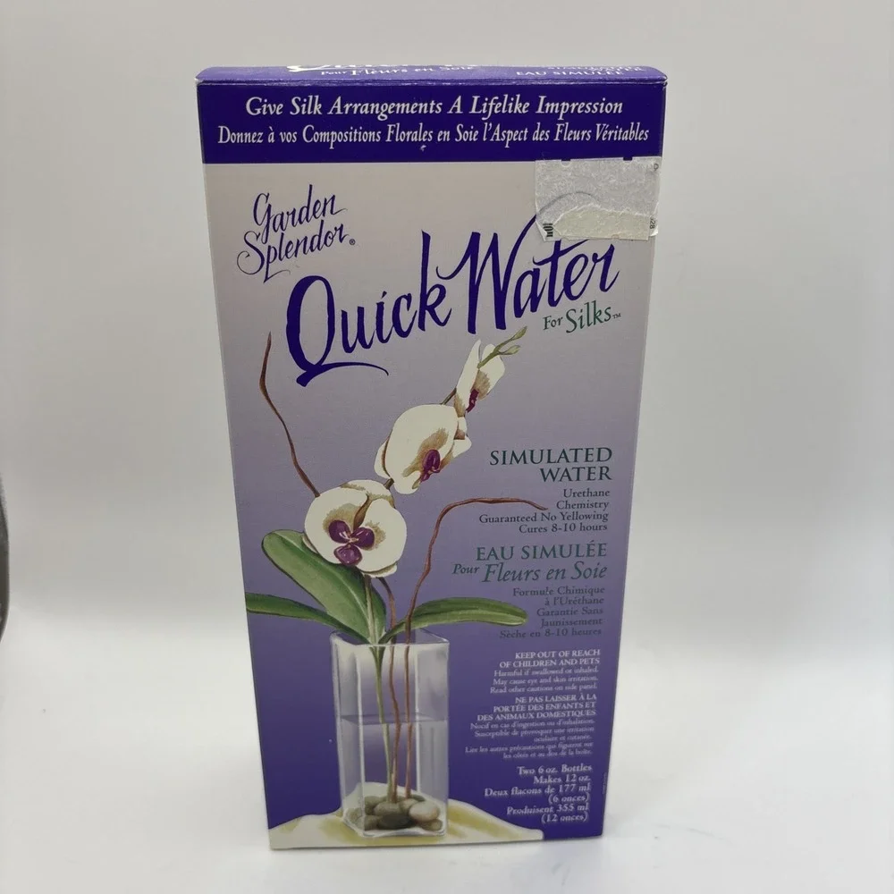 Quick Water for Silks Simulated‎ Water 6oz Part A & B Bottles NEW